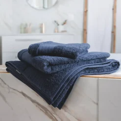 EMINZA Biancheria Bagno|Asciugamani Bagno-Asciugamano bagno cotone bio (50 x 90 cm) Méline