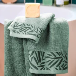 STOF Biancheria Bagno|Asciugamani Bagno-Asciugamano in cotone (70 x 140 cm) Sora mandorla