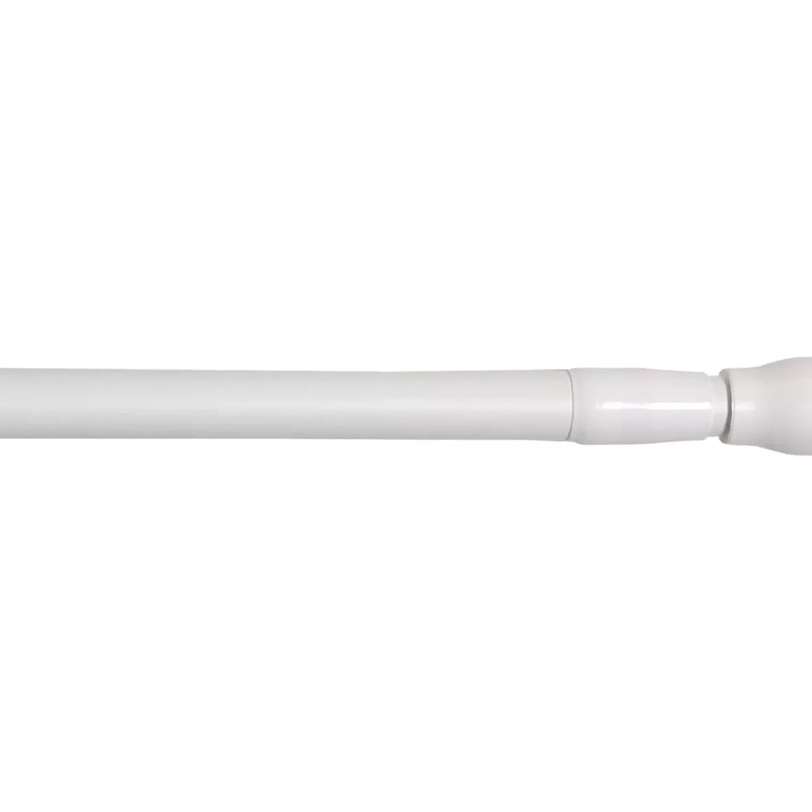 Asta autobloccante estensibile rotonda (L70 - 120 cm / D22 mm) Pressione Bianco satinato