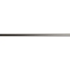 Asta per tenda estensibile in metallo (L120 - 210 cm / D17 - 20 mm) Jim Argento opaco