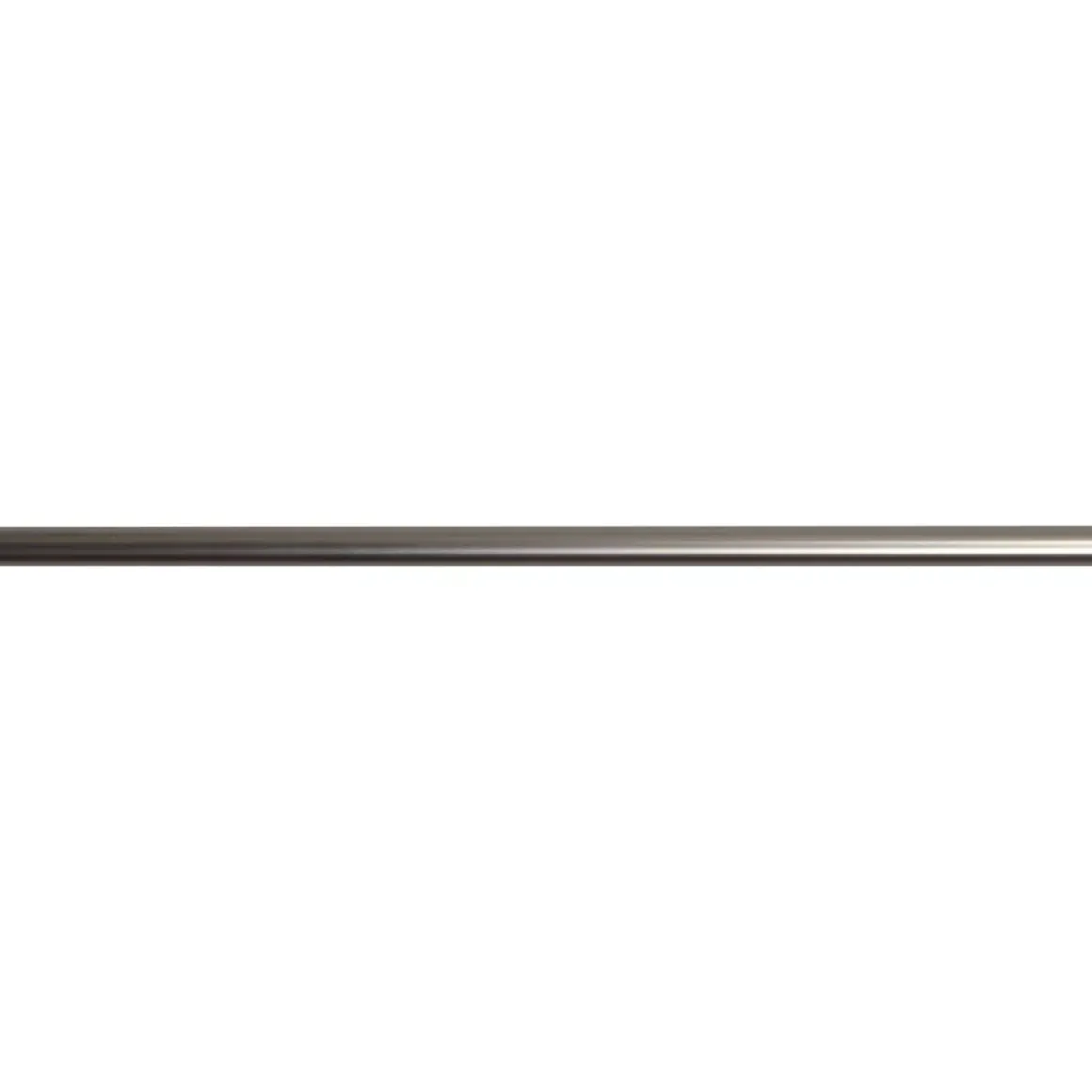 Asta per tenda estensibile in metallo (L120 - 210 cm / D17 - 20 mm) Jim Argento opaco