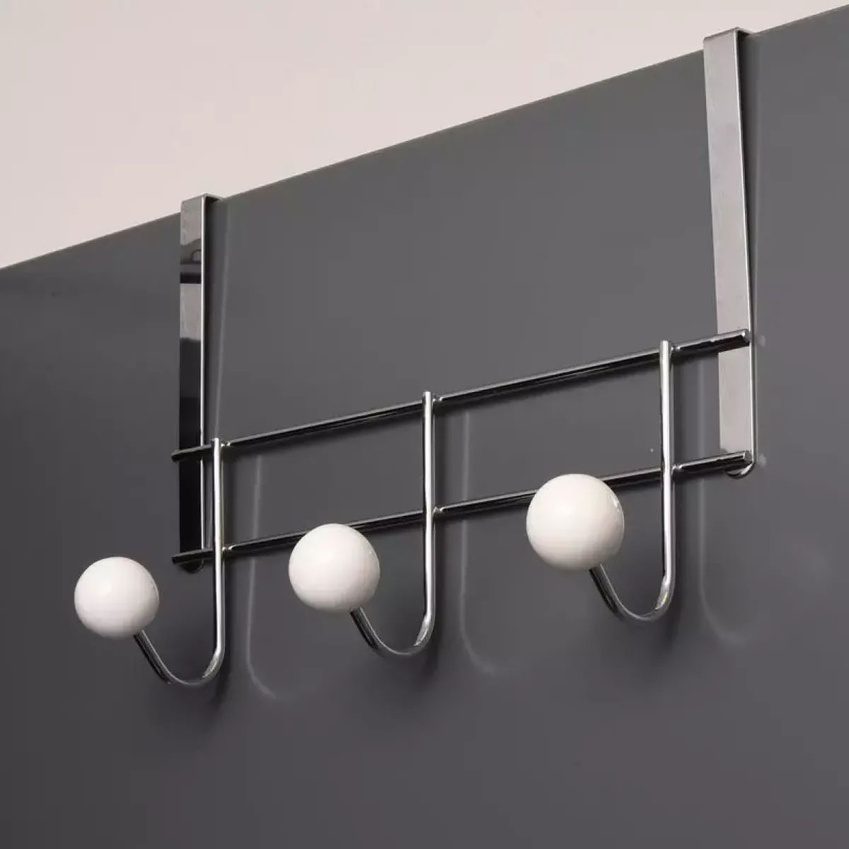 TENDANCE Contenitori Bagno-Attaccapanni da fissare 3 ganci Cromato e
