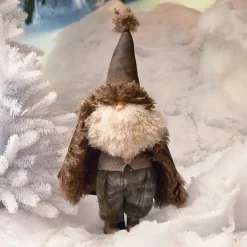 KAEMINGK Babbo Natale Animali E Personaggi-Babbo Natale decorativo tradizionale (H45 cm) Georges barba bianca