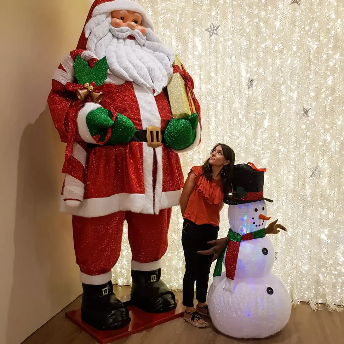 EMINZA Babbo Natale Animali E Personaggi|Personaggi E Oggetti Grande Dimensione-Babbo Natale gigante (300 cm) Ulrik