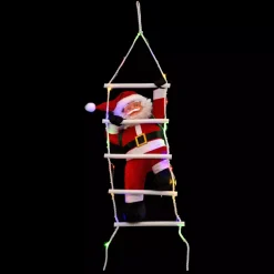 Feeric Lights & Christmas Oggetti Decorativi E Illuminati|Babbo Natale Animali E Personaggi-Babbo Natale luminoso a pile Otto 30 LED