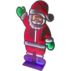 KOOPMAN Oggetti Decorativi E Illuminati|Personaggi E Oggetti Grande Dimensione-Babbo Natale luminoso Gigante 1083 LED (H180 cm) Infinity