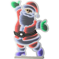 KAEMINGK Decorazioni E Oggetti Natalizi|Oggetti Decorativi E Illuminati-Babbo Natale luminoso 438 LED (H60 cm) Infinity Bianco freddo/