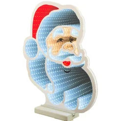 KAEMINGK Decorazioni E Oggetti Natalizi-Babbo Natale luminoso 192 LED (H30 cm) Infinity Bianco freddo/