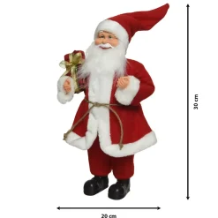 KAEMINGK Babbo Natale Animali E Personaggi-Babbo Natale Stan piccolo modello Alt. 20 cm