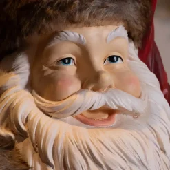EMINZA Babbo Natale Animali E Personaggi|Personaggi E Oggetti Grande Dimensione-Babbo Natale tradizionale Gigante (H166 cm) Klaus e i regali