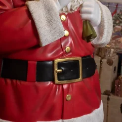 EMINZA Babbo Natale Animali E Personaggi|Personaggi E Oggetti Grande Dimensione-Babbo Natale Tradizionale Gigante (H182 cm) Klaus silenzio sto arrivando