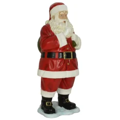 EMINZA Babbo Natale Animali E Personaggi|Personaggi E Oggetti Grande Dimensione-Babbo Natale Tradizionale Gigante (H182 cm) Klaus silenzio sto arrivando