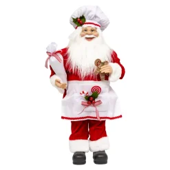 JJA Babbo Natale Animali E Personaggi-Babbo Natale tradizionale (H60 cm) Gautier il cuoco