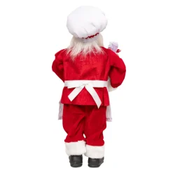JJA Babbo Natale Animali E Personaggi-Babbo Natale tradizionale (H45 cm) Gautier il cuoco