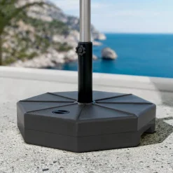 MOBELLIA Base E Accessori-Base per ombrellone universale da riempire 28L -
