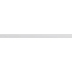 Bastone per tenda in ferro battuto(L200 cm / D28 mm) Lino Bianco opaco