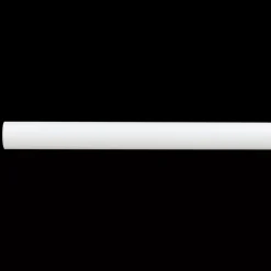 Bastone per tenda in ferro battuto (L250 cm - Ø20 mm) Bianco opaco