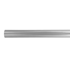Bastone per tenda in ferro battuto (L250 cm - Ø28 mm) Argento opaco