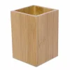 TENDANCE Accessori Bagno-Bicchiere portaspazzolino Eco-bio Legno e Bambù