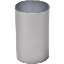 TENDANCE Accessori Bagno-Bicchiere portaspazzolino effetto metallizzato