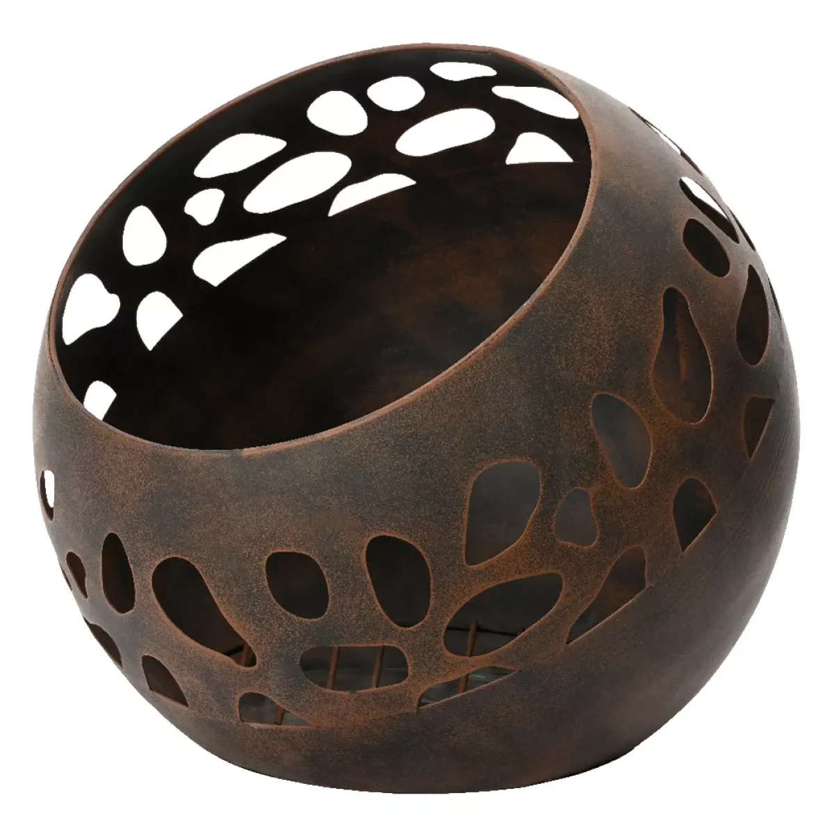 #N/A Braciere-Braciere da esterno rotondo (D50 x H45 cm) Pyra antico