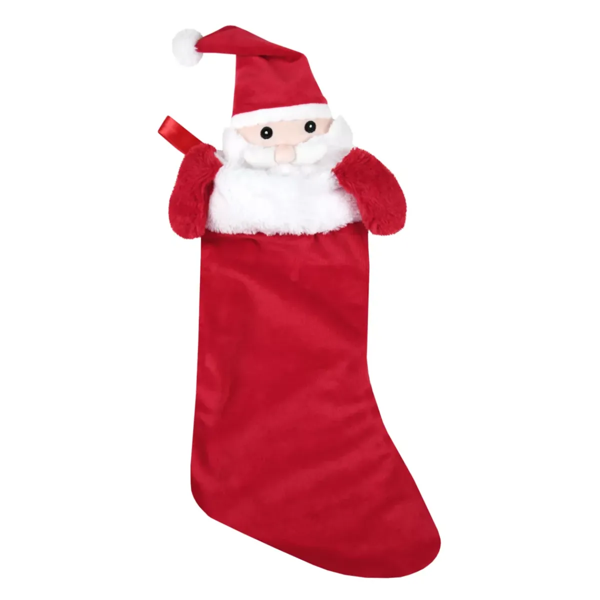 STOF Calza E Berretto E Vestito Di Natale-Calza natalizia (50 cm) Edgard Babbo Natale