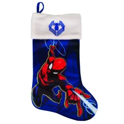 CHRISTMAS INSPIRATIONS Calza E Berretto E Vestito Di Natale|Addobbi Di Natale Disney-Calzetta di Natale Disney Spiderman