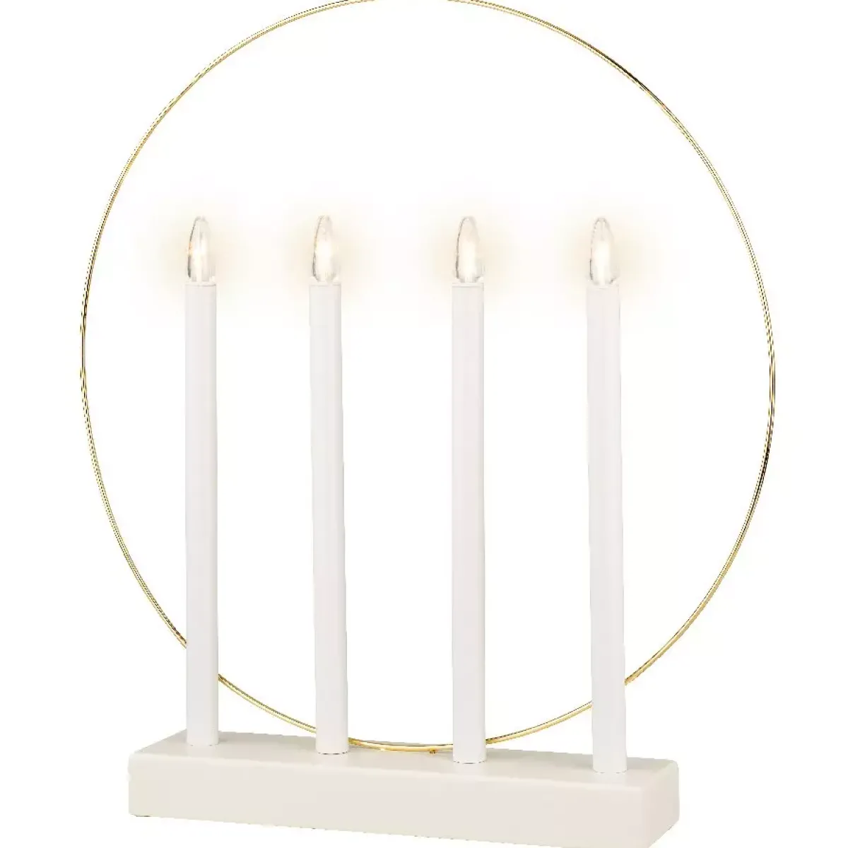 KAEMINGK Decorazioni E Oggetti Natalizi-candeliere cerchio a pile con luci 4 LED