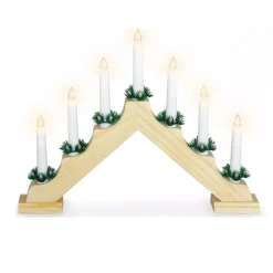 KOOPMAN Candele Natalizie-Candeliere luminoso Timer