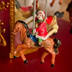 KAEMINGK Villaggio Di Natale Luminoso-Carosello luminoso e animato (H25 cm) Ricordi d'Inverno