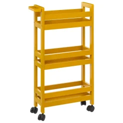 ATMOSPHERA Mobili Bagno-Carrello con 3 livelli a rotelle (40 x 15 x 75 cm) Colorama