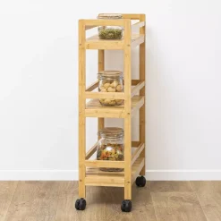 ATMOSPHERA Mobili Bagno-Carrello portavivande 3 livelli Linha