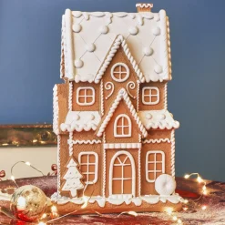 KAEMINGK Decorazioni E Oggetti Natalizi-Casa decorativa (H21 cm) Crema inglese e pan di zenzero