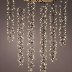 KAEMINGK Ghirlande Di Luci-Cascata di luci effetto scintillante L2 m Bianco caldo 480 LED CN