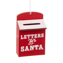 Feeric Lights & Christmas Addobbi Natalizi-Cassetta postale di Babbo Natale (9 cm)