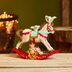 KAEMINGK Decorazioni E Oggetti Natalizi-Cavallo a dondolo (H18 cm) Circo di Natale