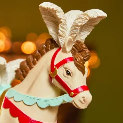 KAEMINGK Decorazioni E Oggetti Natalizi-Cavallo a dondolo (H18 cm) Circo di Natale