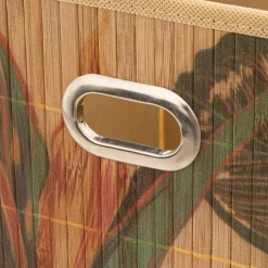 5 Five Simply Smart Cesti E Scatole Portaoggetti-Cesta portaoggetti (31 x 31 cm) Palawan Legno