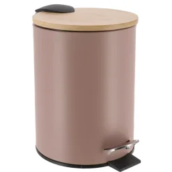TENDANCE Accessori Bagno-Cestino da bagno a pedale con freno di caduta Timeless Cappuccino