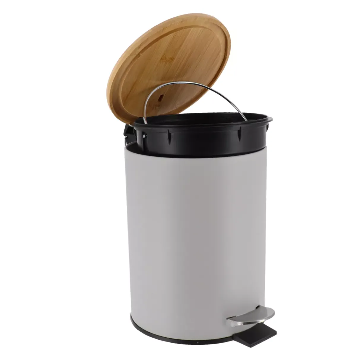 TENDANCE Accessori Bagno-Cestino da bagno a pedale con freno di caduta Timeless