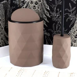 TENDANCE Accessori Bagno-Cestino da bango 6L Rubby