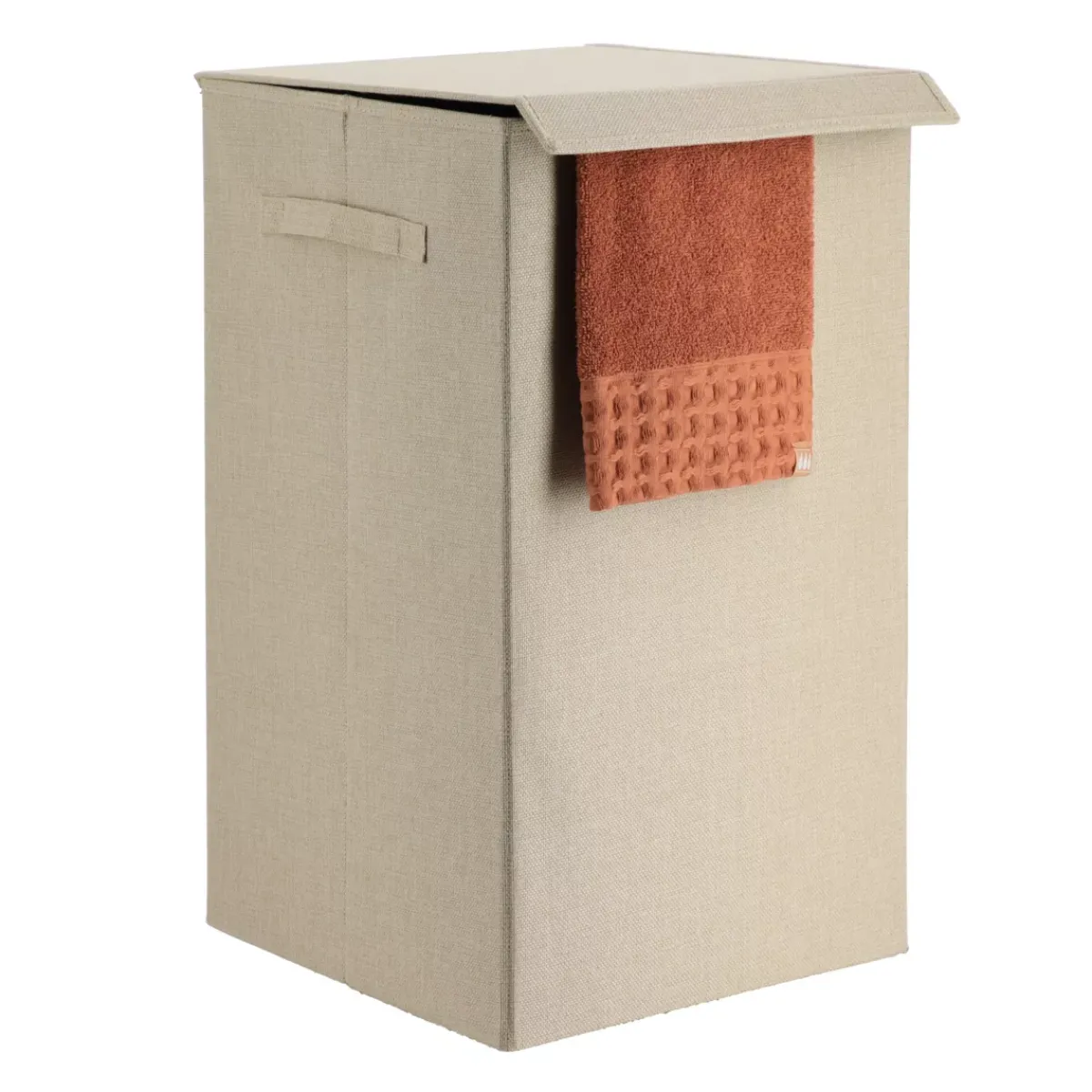 TENDANCE Accessori Bagno-Cesto portabiancheria pieghevole (H60 cm) TissuFlex