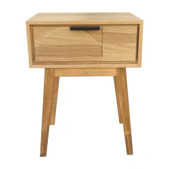 EMINZA Tavolini-Comodino (Alt 58 cm) Hanoï Naturale