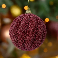 KAEMINGK Palline Di Natale-Confezione di 12 palline di Natale (Ø80 mm) Etincelle Bordo'