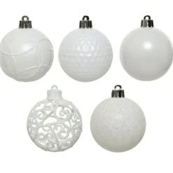 KAEMINGK Palline Di Natale-Confezione di 37 palline di Natale (D60 mm) Alpine mix