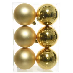KAEMINGK Palline Di Natale-Confezione di 6 palline di Natale (D80 mm) Alpine