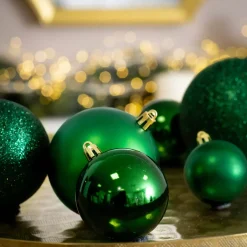 EMINZA Palline Di Natale-Confezione di 30 palline di Natale assortite New Alpine