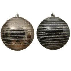 KAEMINGK Palline Di Natale-Confezione di 12 palline di Natale (Ø100 mm) Quincy Blu notte e