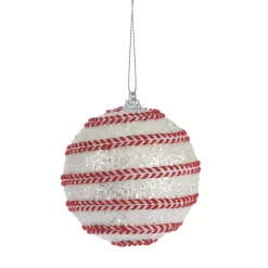 KOOPMAN Palline Di Natale-Confezione di 12 palline di Natale (Ø80 mm) Venusa