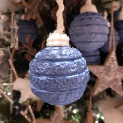 KAEMINGK Palline Di Natale-Confezione di 3 palline di Natale (D80 mm) vetro Silva